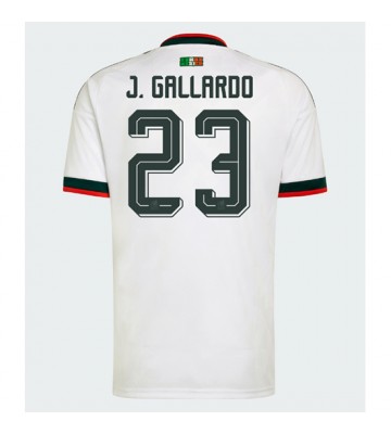 Mexiko Jesus Gallardo #23 Bortatröja VM 2026 Kortärmad